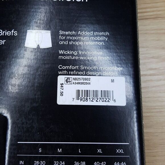 CALVIN KLEIN Boxer Briefs Mens Medium Red Gray Black 3-Pack Microfiber Wicking - Picture 5 of 6